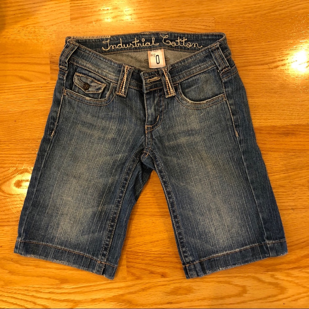 Size 0 Thigh Length Jean Shorts